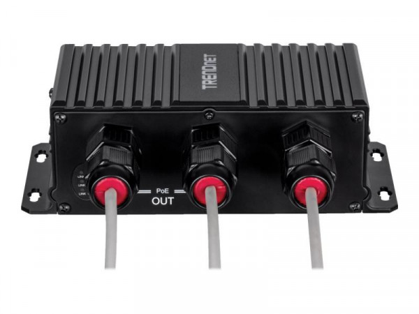 TRENDnet 2-Port Industrial Outdoor Gbit UPoE Extender 100m