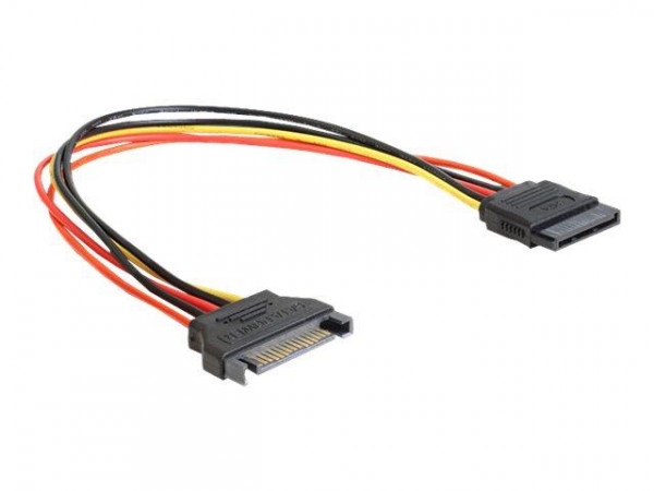 Stromkabel Delock SATA 15Pin -> SATA 15Pin St/Bu 0.30m