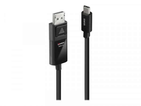 Lindy 1m USB Typ C an DP 4K60 Adapterkabel mit HDR