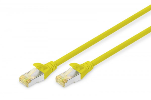 DIGITUS CAT 6A S/FTP Patchkabel, 5m, gelb