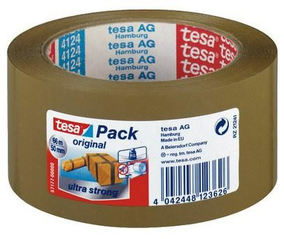 tesapack Ultra Strong 66m 50mm braun PVC Qualität 4124
