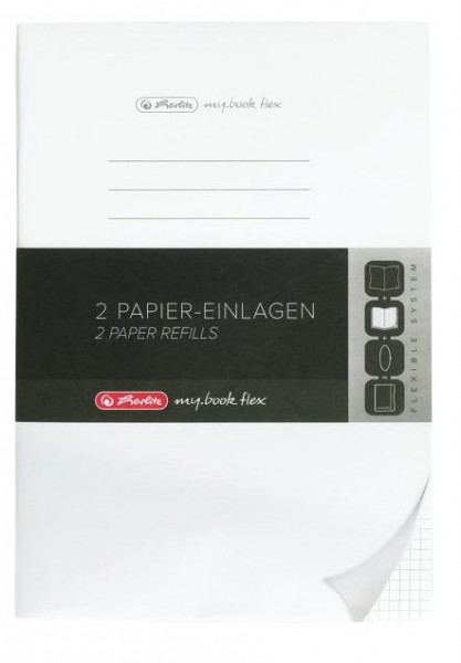 Herlitz Refill flex A5 2x40 Blatt kariert FSC Mix