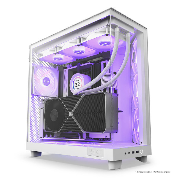 NZXT H6 Flow RGB - All White