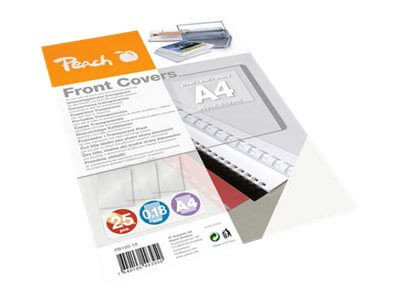 Peach Einbanddeckel klarsicht farblos A4 0,18mm 25 Stk.