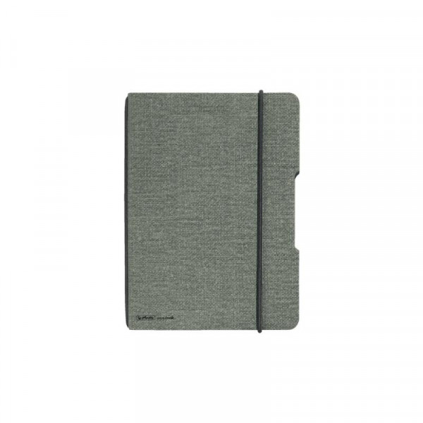 Herlitz Notizheft flex A6 40Blatt Leinenoptik FSC Mix grau