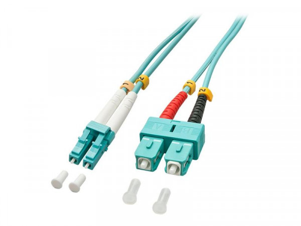 Lindy LWL-Duplexkabel LC/SC OM3 1m 50/125æm Multimode