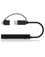 Splitter IcyBox mobiler USB 3.2 zu Dual HDMI retail