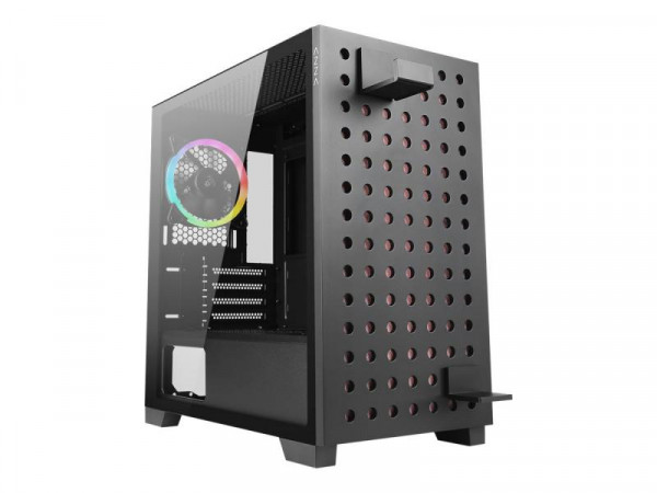 Gehäuse AZZA mATX Elise 140 tempered Glass ARGB 2xUSB3.0