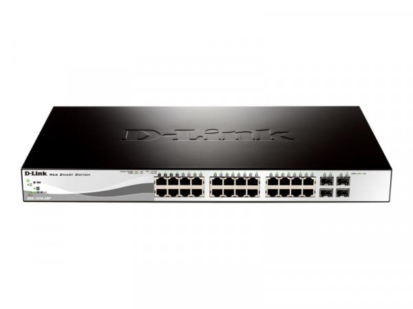 Switch 444mm D-Link DGS-1210-28P 4*Combo/24*GE PoE