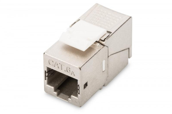 DIGITUS Keystone Jack Cat6a RJ45 -> LSA geschirmt 500MHz
