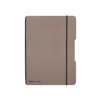 Herlitz Notizheft flex A5 40Blatt Lederoptik FSC Mix taupe