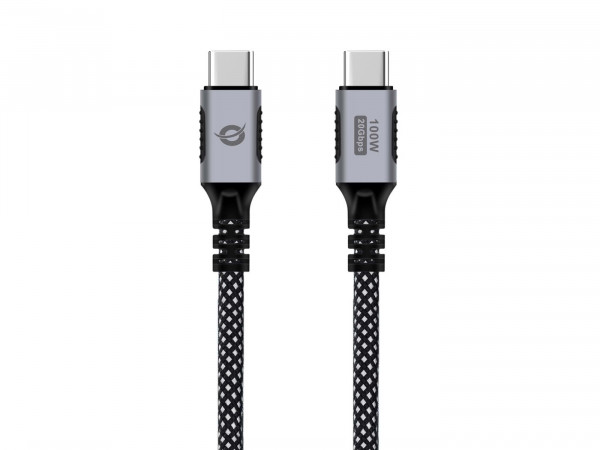 CONCEPTRONIC Kabel USB-C 3.2 -> C PD3.0 1.20m 5A 4K60Hz sw