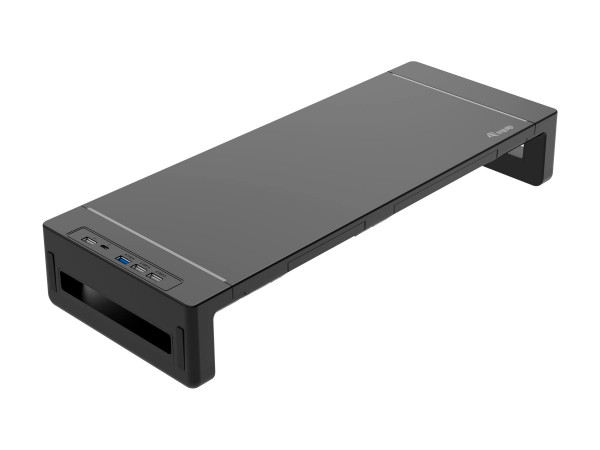 Equip Monitortischerhöhung 25kg,verstellbar,2xUSB-A,1xUSB-C