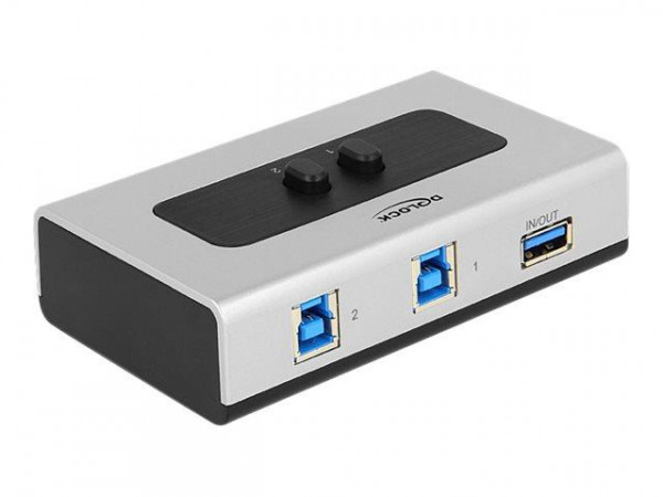 USB3.0 Switch Delock 2 Eingänge -> 1 Ausgang bidirektional