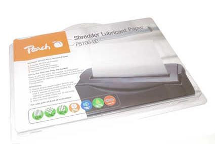 Aktenvernichter Peach Service Kit Ölpapier 12 Stk./Blister