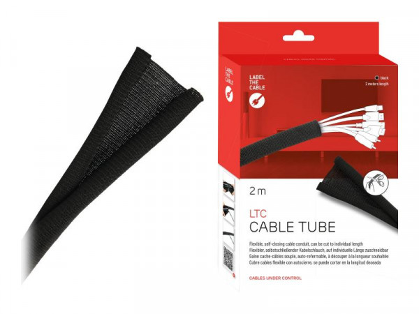 Klettrolle LTC Cable Tube 2m zum Bündeln&Ordnen von Kabeln S