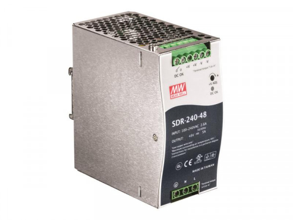 TRENDnet DIN Rail 48V 240W Power Supply for TI-PG80