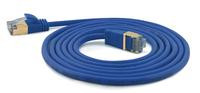 Wantec Patchkabel SSTP CAT7 Ste. CAT6a d=4mm 25,00m blau