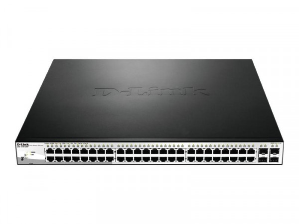Switch 440mm D-Link DGS-1210-52MP 4*Combo/48*GE PoE+