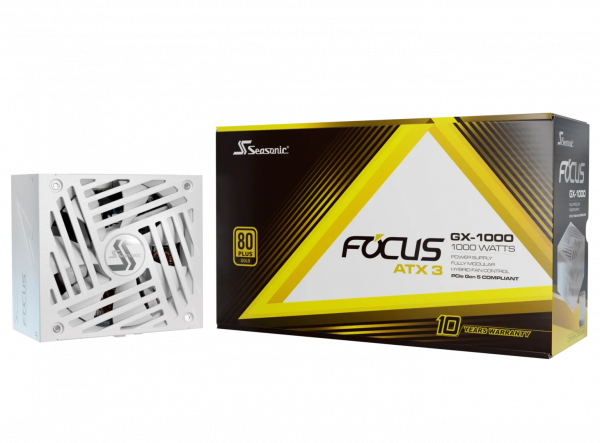 Seasonic Netzteil 1000W FOCUS-GX-1000 ATX3 Modular(Gold) Whi