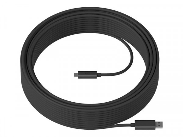 Logitech Strong USB-Verlängerungskabel 45m black