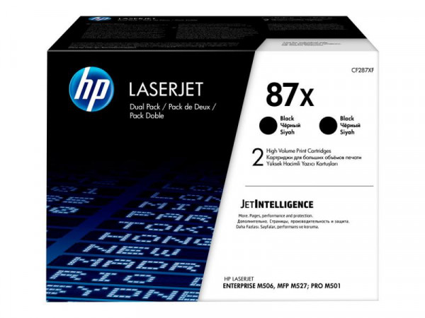 Toner HP LJM527 black CF287XD 2er-Pack