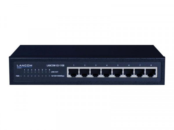 LANCOM Switch GS-1108 8port GBE lüfterlos
