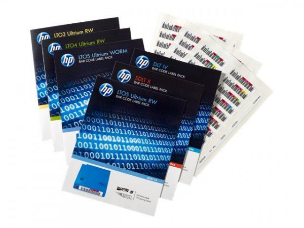 HPE LTO7 Ultrium Barcode Label RW (100+10) Q2014A