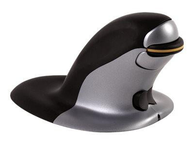 Fellowes Maus Penguin beidhändig kabellos Gr.L schwarz/silb