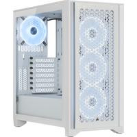 Gehäuse CORSAIR Midi 4000D RGB Airflow (Tempered Glass) White