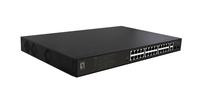 LevelOne Switch 24x GE GEP-2821 2xGE 2xGSFP 19" 390W 24xPoE+