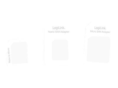 LogiLink Dual SIM Card Adapter nano-> micro, standard