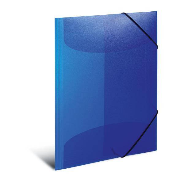 HERMA Sammelmappe A4 dunkelblau Polypropylen