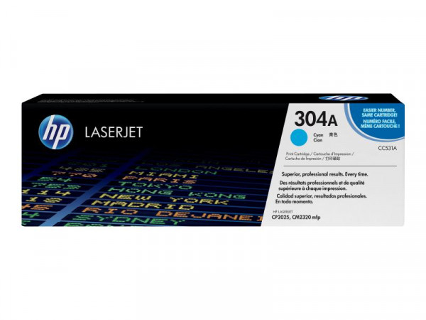 Toner HP CP2025 cyan CC531A 2800 Seiten