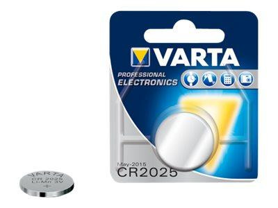 Varta Batterie Knopfzelle CR2025 3V 157mAh 1St.