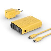 Powerbank RealPower PB-10000 Power Pack Gelb