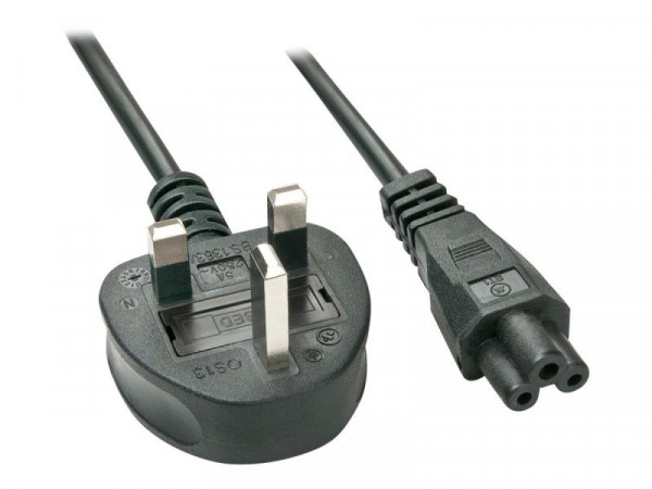 Lindy UK Netzstecker IEC C5 2m