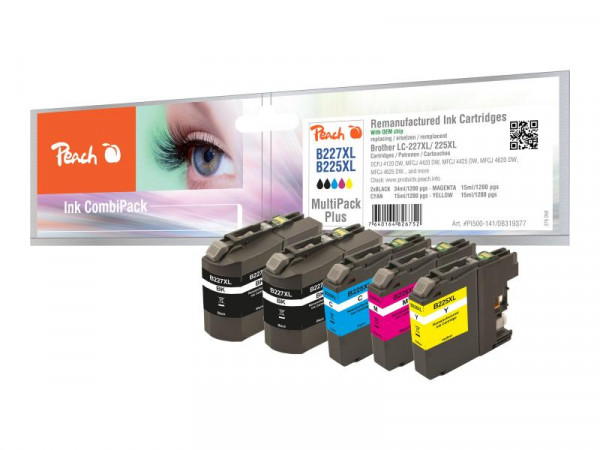 Peach Patrone Brother MFC-J4620 MultiPackPlus Retail Comp.