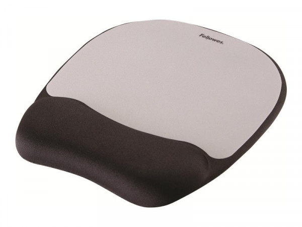 Fellowes Mauspad Memory Foam Handgelenkauflage Silberstreife