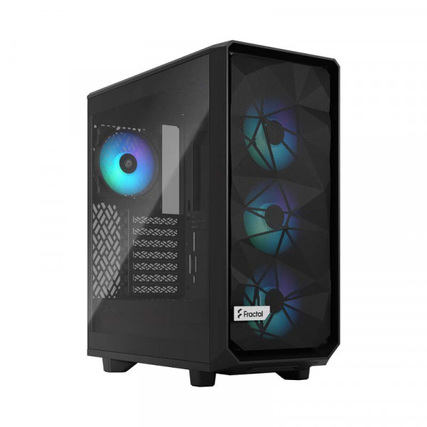 Gehäuse FRACTAL DESIGN Meshify 2 Compact Black TG Light RGB