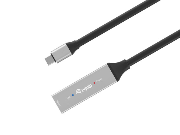 Equip Kabel USB-C 3.2 -> C St/Bu 10.00m 5V/2A schwarz