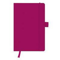 Herlitz Notizbuch my.book A5 kar 96Bl. berry m. Leseband