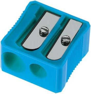 M+R Spitzer Blockform doppelt Kunststoff farbig sort. 20Stk