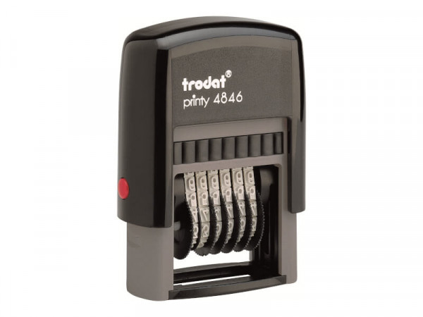 trodat Ziffernstempel Printy schw+Kissen schw 4846
