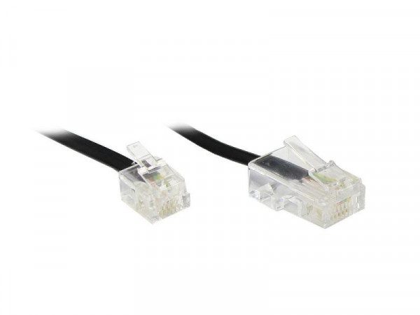 KAB 10m DSL Modem Kabel RJ11 St. an RJ45 St.