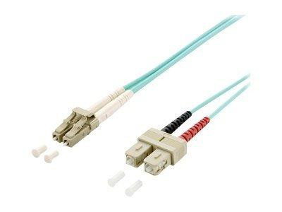 Equip LWL Patchkabel LC->SC 1.00m Multimode Duplex OM3