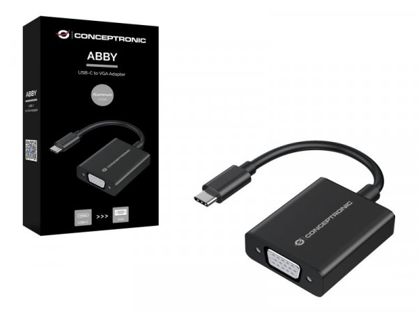 CONCEPTRONIC Adapter USB-C -> VGA 1080P60Hz 0.15m