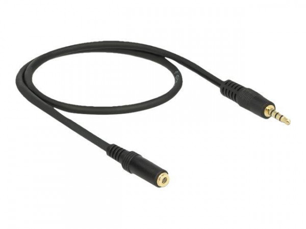 iPhone Klinkeverl. Delock 3,5mm -> 3,5mm St/Bu 0.50m 4Pin
