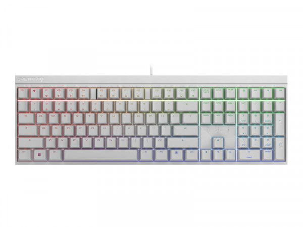 CHERRY TAS MX 2.0S RGB Corded DE-Layout weiß MX BROWN