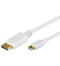 Mini Display Port-St/Display-Port-St, 2,0m, weiß, Bulk
